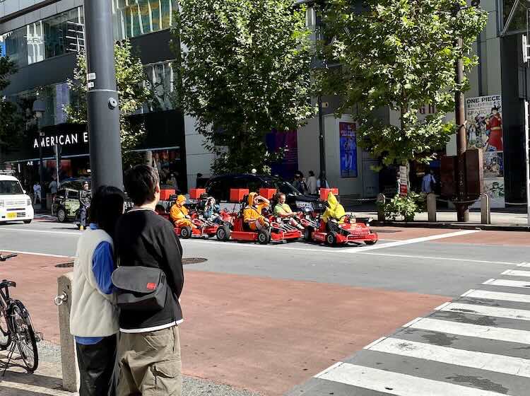 Faire du kart à tokyo