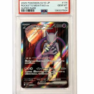 Mewtwo ex de la Team Rocket SR PSA 10